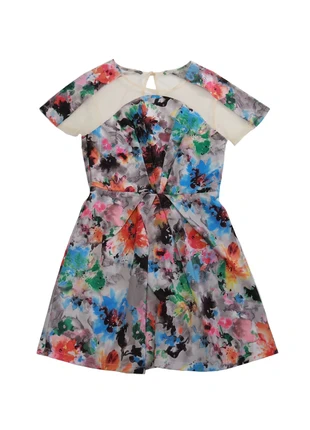 ASOS Little Mistress Floral Knee Length Tea Dress, brand: Little Mistress, condition: Very good, size: M / UK 12-14, £11.33, £12.60 includes Buyer Protection