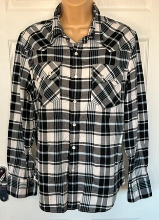 Men’s Levi’s Slim Fit Black & Grey Check Shirt – Size S – 100% Cotton, brand: Levi's, condition: Very good, size: S, £8.00, £9.10 includes Buyer Protection Pro