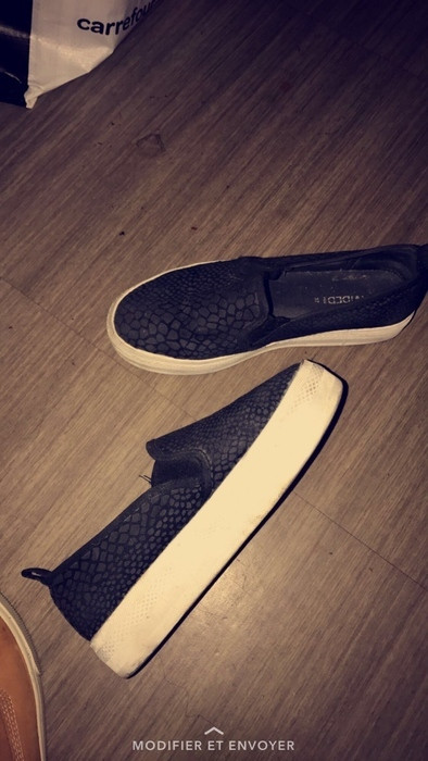 chaussure plateforme noir  2