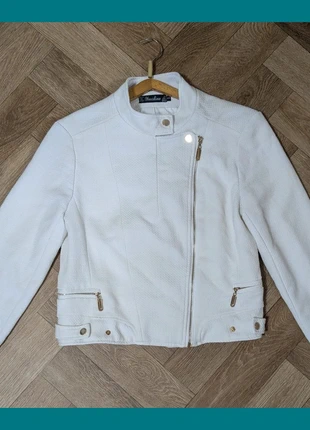 Blouson blanche style motard taille S Très bon état, marke: Yvesline, zustand: Sehr gut, größe: S / 36 / 8, 12,00 €, 13,30 € inklusive Vinted-Käuferschutz