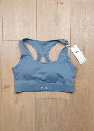 Brassière yoga/fitness Style Alo | Taille L | Bleu clair | très bon état | VT171, marca: ALO, estado: Muito bom, tamanho: L, €17.95, €19.55 inclui Proteção do Comprador