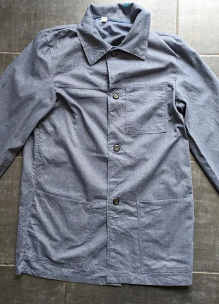 The vintage 1980's french Work jacket, merk: Work, staat: Heel goed, maat: M, € 35,00, € 37,45 inclusief Kopersbescherming Pro