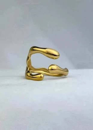 Bague Ajustable Dorée Style Goutte En Acier Inoxydable, marque: CHROME, état: Très bon état, taille: Ajustable, 9,50 €, 10,68 € Protection acheteurs (Pro) incluse