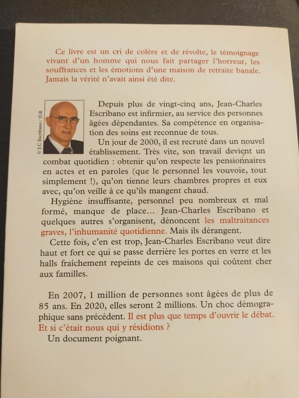 Livre "On achève bien nos vieux" de Jean-Charles Escribano 3