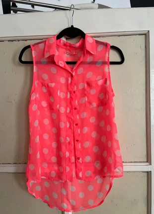 Bluse pink transparent, marque: Terranova, état: Très bon état, taille: S / 36 / 8, 2,50 €, 3,33 € Protection acheteurs incluse