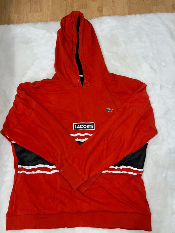 Sweat Lacoste Rouge 1