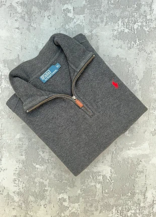 Pull Zipé Half Zip 1/4 Zip Gris/Noir Ralph Lauren XL Homme, marke: Ralph Lauren, zustand: Sehr gut, größe: XL, 55,00 €, 58,45 € inklusive Vinted-Käuferschutz