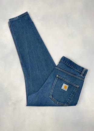 Jean Carhartt wip Bleu Marine Loose modèle Newel Pant 100% coton Workwear Denim - Taille M w30 #1626, marque: Carhartt, état: Très bon état, taille: W30 | FR 40, 49,00 €, 52,15 € Protection acheteurs (Pro) incluse