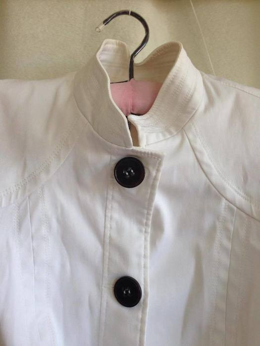 veste Zara basic blanche printemps/été taille S 3