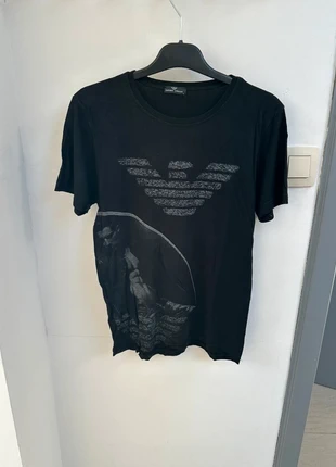 T-shirt / Emporio Armani / Noir Gris, marque: Emporio Armani, état: Très bon état, taille: S, 10,00 €, 11,20 € Protection acheteurs incluse