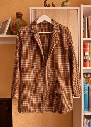 Abrigo estilo blazer abotonada, marca: Shein, estado: Muy bueno, tamaño: M / 38 / 10, 12,00 €, 13,30 € Protección al comprador incluida