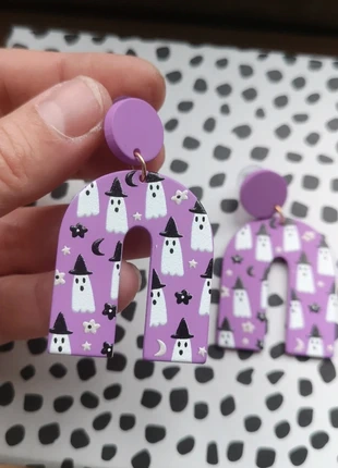Boucles d'oreilles neuves Les fantômes sorciers, merk: spookyseason, staat: Nieuw zonder prijskaartje, € 8,00, € 9,10 inclusief Kopersbescherming