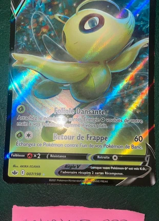 Celebi V 007/198 Série EB06 Règne de Glace, marke: Pokémon, zustand: Neu, 4,00 €, 4,90 € inklusive Vinted-Käuferschutz