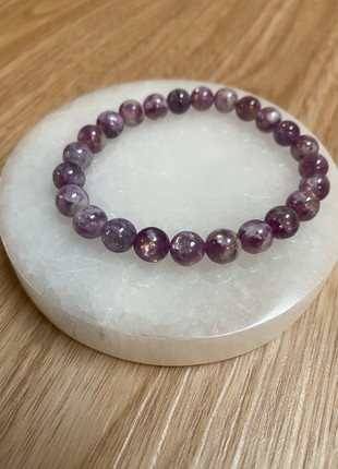 Pulseira em Mica Lepidolite, marque: Cristal, état: Neuf sans étiquette, 15,00 €, 16,45 € Protection acheteurs incluse