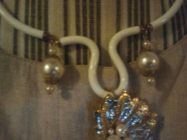 Collier perles grappe 2