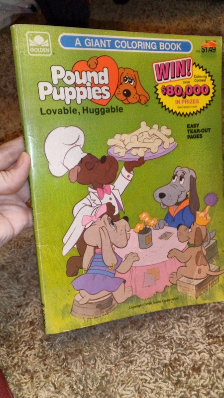 Vintage Pound Puppies Book New 1