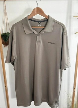 Polo Columbia manches courtes beige 100% polyester Men's Taille L, merk: Columbia, staat: Goed, maat: L, € 9,90, € 11,10 inclusief Kopersbescherming Pro