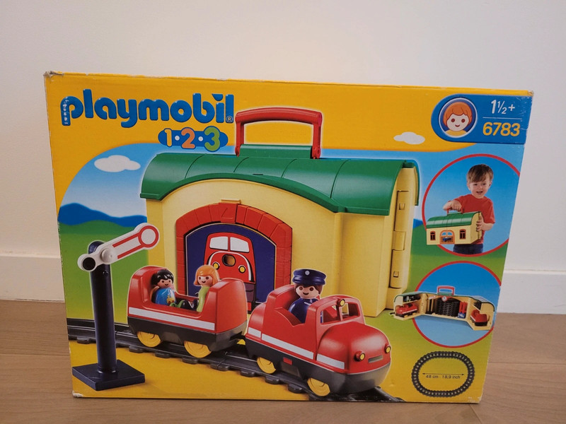 Playmobil 6783 - Train avec gare transportable