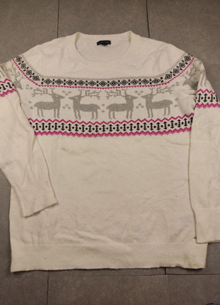 Pull tommy Hilfiger cerf winter hiver femme taille XL, marque: Tommy Hilfiger, état: Satisfaisant, taille: XL / 42 / 14, 3,00 €, 3,85 € Protection acheteurs (Pro) incluse