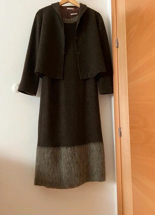Vestido de lana y chaqueta a juego, marca: Boutique Italiana, estado: Muy bueno, tamaño: M / 38 / 10, 25,00 €, 26,95 € Protección al comprador incluida