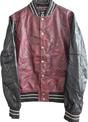 Baseball jacket women polyurethane, merk: fried-denim, staat: Veelgebruikt, maat: M / 38 / 10, € 10,00, € 11,20 inclusief Kopersbescherming