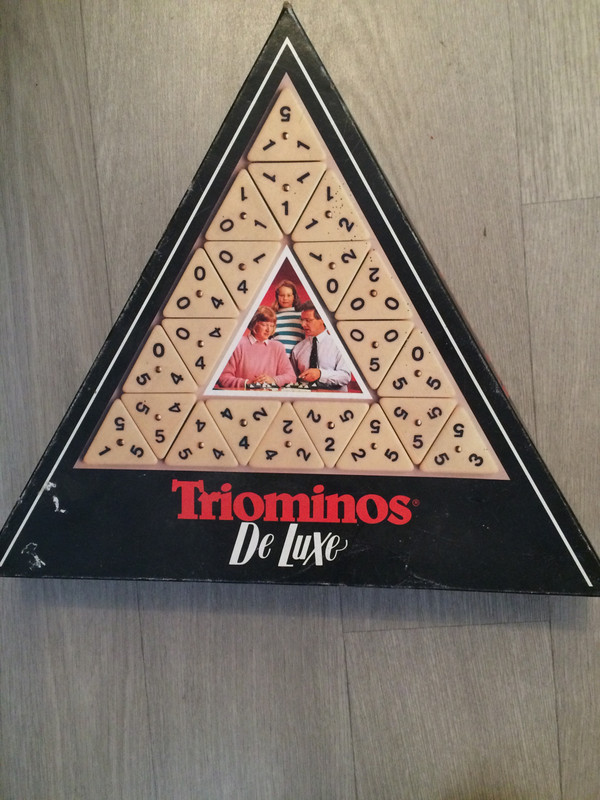 1 ère version du jeu Triominos de Luxe (Vintage)