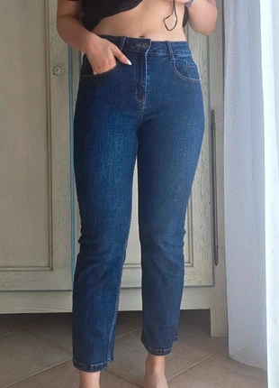 Jean mom taille haute brut Camaieu, marke: Camaïeu, zustand: Sehr gut, größe: S / 36 / 8, 10,00 €, 11,20 € inklusive Vinted-Käuferschutz