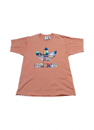 Adidas Orange T-Shirt, Pride-Inspired Detail Size S, marca: adidas, estado: Bom, tamanho: S, €2.50, €3.33 inclui Proteção do Comprador