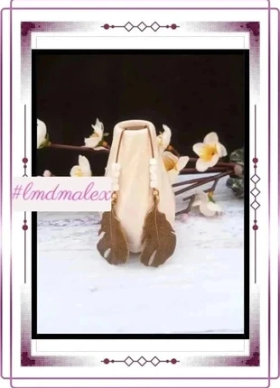 Boucles d'oreilles longues en bronze et nacre - boutique parisienne, marca: Boutique Parisienne, estado: Novo com etiquetas, €22.20, €24.01 inclui Proteção do Comprador