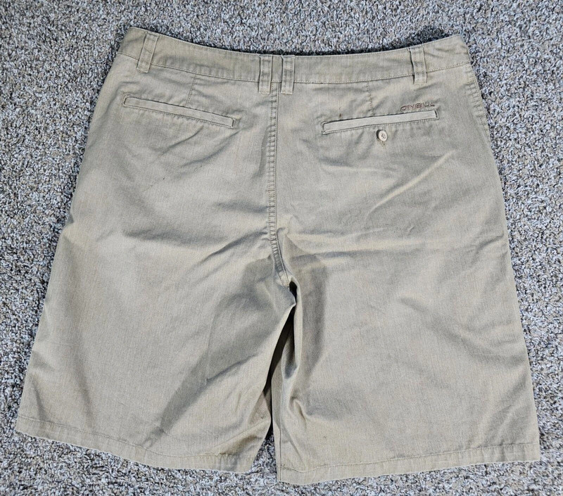 O'Neill Hybrid Shorts Size 38 Brown Khaki Stretch Outdoors 4