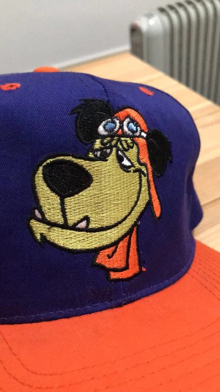 Superbe casquette Hanna Barbera American Needle vintage 1993 Muttley Diabolo