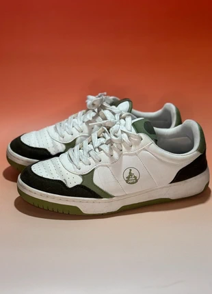 📌 Sneakers JOTT – blanc & vert kaki 🧢 casual chic, confort assuré🔥, staat: Goed, maat: 44, € 9,90, € 11,10 inclusief Kopersbescherming