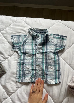 Chemise à carreaux, merk: Kimbaloo, staat: Nieuw zonder prijskaartje, maat: 6-9 maanden / 68 cm, € 1,50, € 2,28 inclusief Kopersbescherming