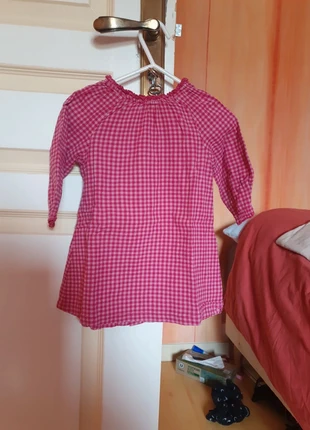 Robe à carreaux, marque: Kitchoun, état: Très bon état, taille: 9-12 mois / 74 cm, 1,00 €, 1,75 € Protection acheteurs incluse