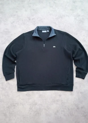 Pull zippé col montant Lacoste noir 100% coton – Taille 4XL (FR 9), marque: Lacoste, état: Très bon état, taille: 4XL, 45,12 €, 48,08 € Protection acheteurs incluse