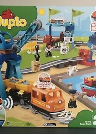 LEGO 10875 DUPLO Le Train De Marchandises, Jeu Avec Son Et Lumiere
