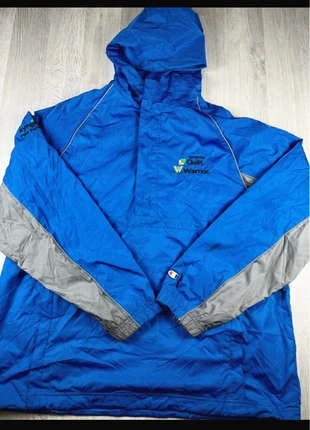Veste Champion bleue et grise à capuche logo brodé taille L vintage années 2000, marque: Champion, état: Très bon état, taille: L, 9,50 €, 10,68 € Protection acheteurs incluse