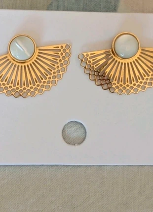 Boucles d'oreilles Aztek Bijoux en acier inoxydable, merk: Aztek Bijoux, staat: Nieuw zonder prijskaartje, € 12,00, € 13,30 inclusief Kopersbescherming