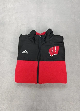 Veste polaire Adidas Wisconsin Rouge noir Logo Brodé Taille M Femme, marca: adidas, estado: Muito bom, tamanho: M, €8.00, €9.10 inclui Proteção do Comprador Pro