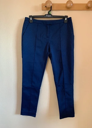 💙 Pantalon bleu marine à motifs – Tissaia - T.40, brand: Tissaia, condition: Very good, size: L / 40 / 12, €6.00, €7.00 includes Buyer Protection