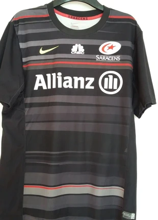 "Saracens" Allianz rugby shirt, brand: Allianz, condition: Very good, size: S, £28.00, £30.10 includes Buyer Protection