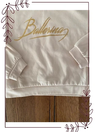 Sweat crème « Ballerina » 8 ans Gémo, merk: Gémo, staat: Heel goed, maat: 8 jaar / 128 cm, € 7,00, € 8,05 inclusief Kopersbescherming