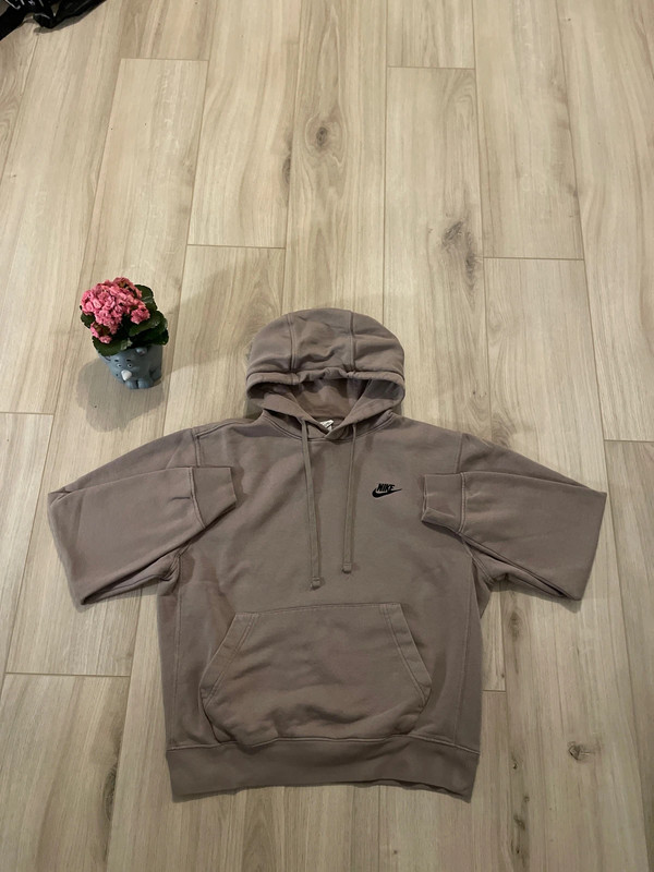 Sweat à capuche marron fossil Nike 1