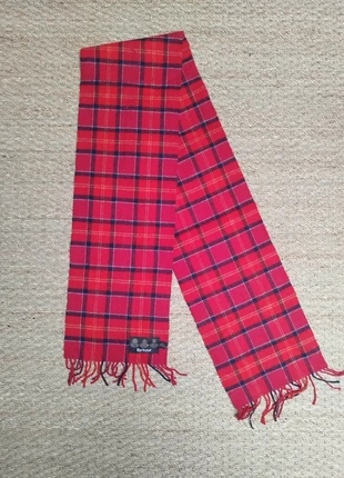 Echarpe à carreaux (tartan) Barbour rouge / marine, brand: Barbour, condition: Very good, €29.00, €31.15 includes Buyer Protection