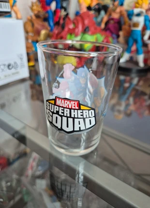 Verre Marvel Super Hero Squad Spider Man Wolverine Captain America Amora Marvel 2010, marca: Marvel, estado: Muito bom, €4.00, €4.90 inclui Proteção do Comprador Pro