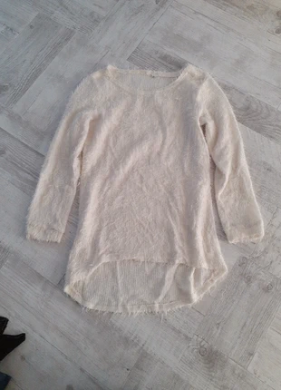 Pull blanc cassé, marque: Inconnu, état: Bon état, taille: M / 38 / 10, 1,00 €, 1,75 € Protection acheteurs incluse