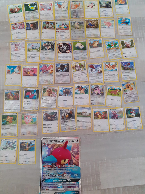 Cartes Pokemon - 580 cartes + 1 grand carnet + 1 petit carnet