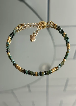 bracelets perles pierres naturelles turquoise africaine, marque: Pierre turquoise africaine, état: Très bon état, 15,00 €, 16,45 € Protection acheteurs incluse