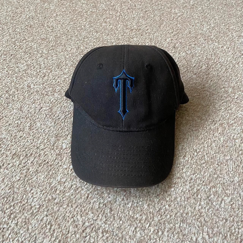 Trapstar irongate T strapback baseball cap black blue Vinted