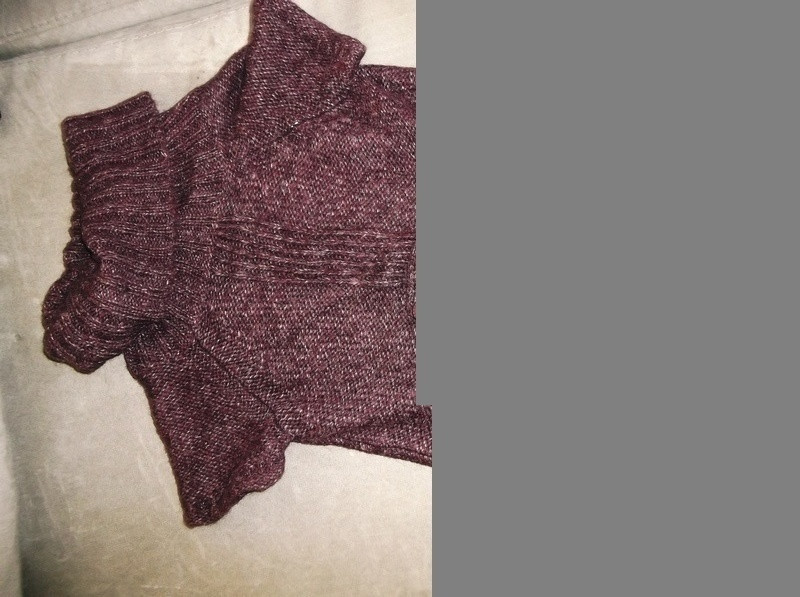 tunique laine violette taille s/m 2